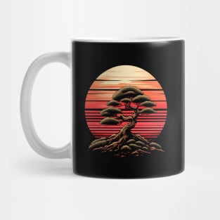Bonsai Tree with Sunset Mug